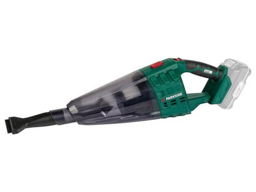 Aspirateur à Main sans Fil Parkside PHSSA 20-Li A1 Gris Pour Maison Élégant Silence 65 dB 20V X 2000mAh