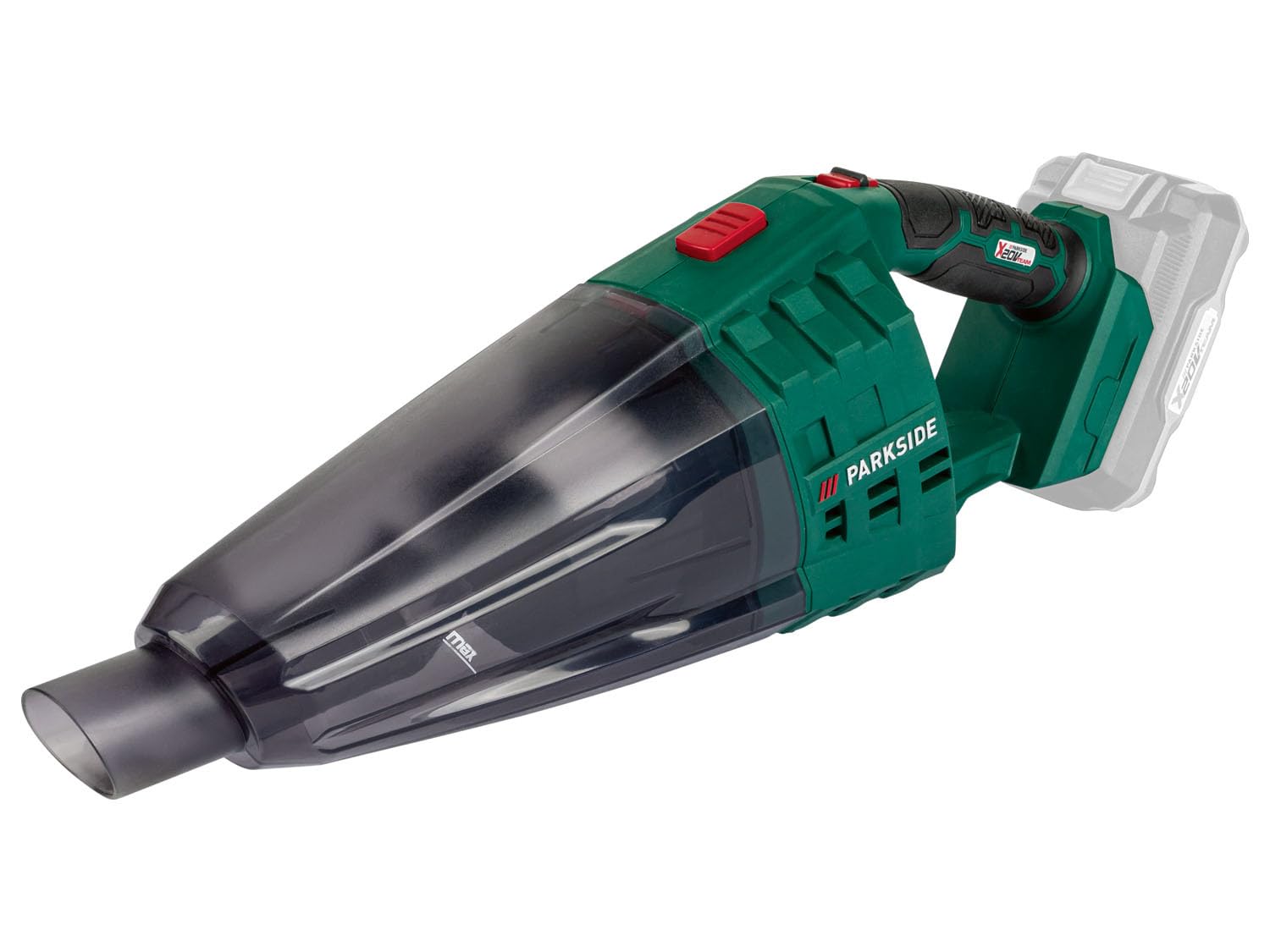 Aspirateur à Main sans Fil Parkside PHSSA 20-Li A1 Gris Pour Maison Élégant Silence 65 dB 20V X 2000mAh